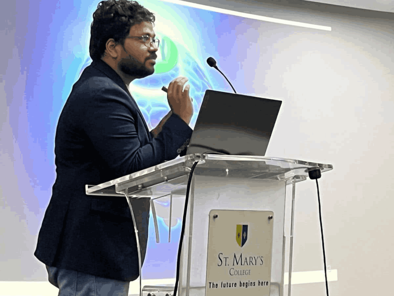 Speaking at St Marys Business College